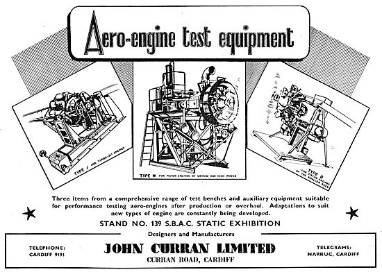 John Curran Aero Engine Test Equipment                           