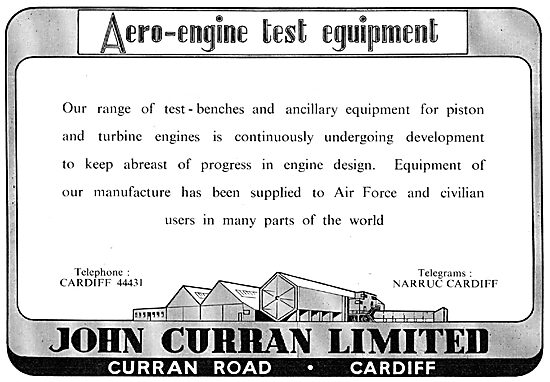 John Curran Cardiff - Aero Engine Test Equipment                 