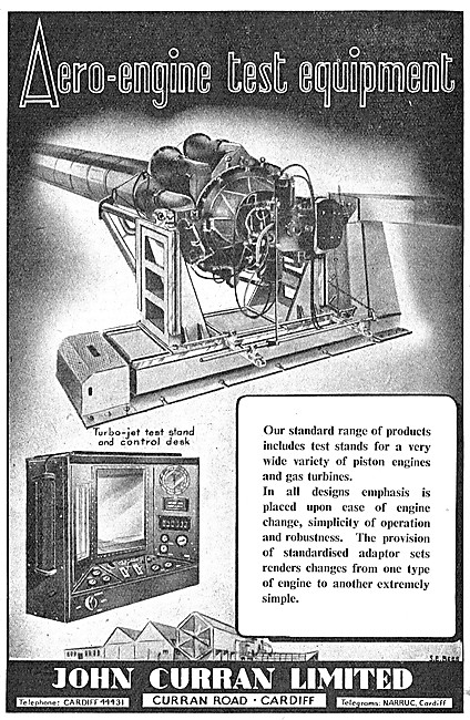 John Curran Aero Engine Test Equipment                           