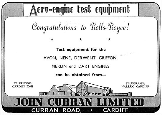 John Curran Aero-Engine Test Equipment                           