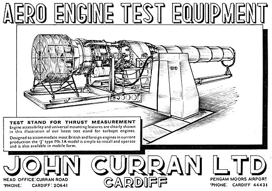 John Curran Aero Engine Test Equipment                           