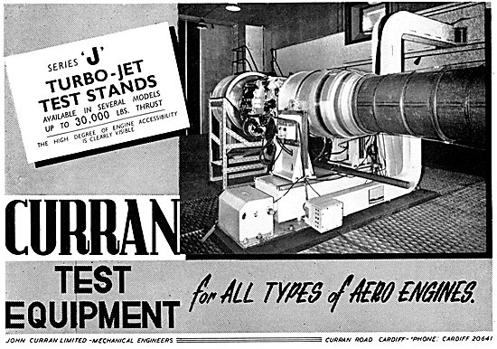 Curran Aero Engine Test Equipment 1957                           