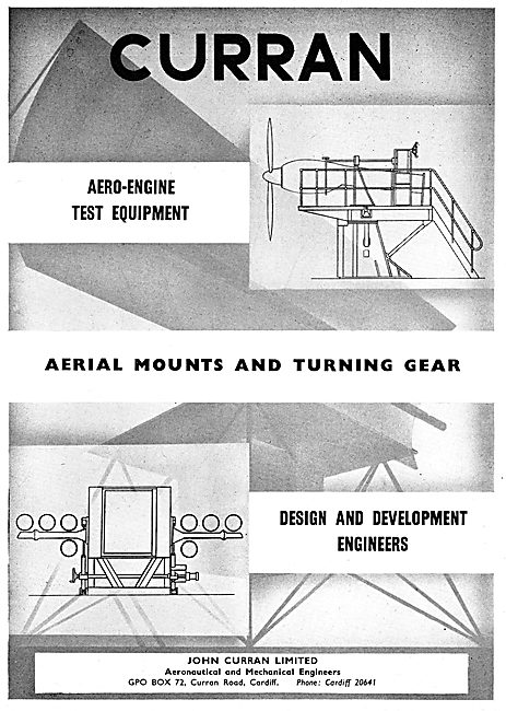 John Curran Aero-Engine Test Equipment & Aerial Turning Gear     