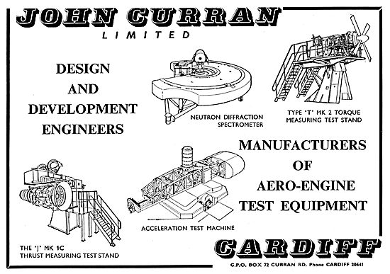 John Curran.Manufacturers Of Aero-Engine Test Equipment          