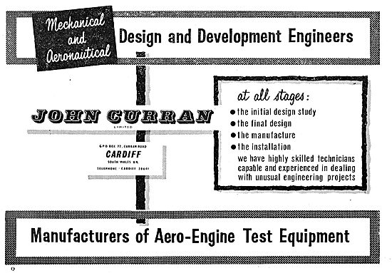 John Curran Designers Of  Aerospace Test Equipment               