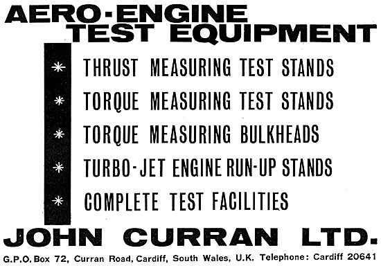 John Curran Aero-Engine Test Equipment                           