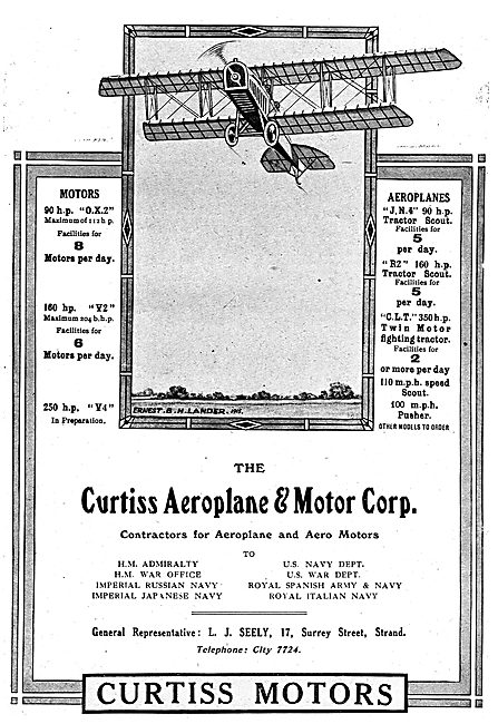 Curtiss JN4 90HP Tractor Scout                                   
