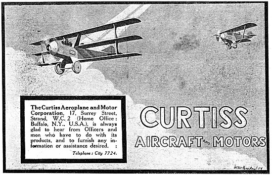 Curtiss Aeroplanes & Engines - Curtiss Aircraft WW1              