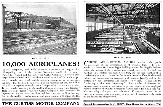 Curtiss Aircraft & Aero Engines - Curtiss Aeronautical Motors    