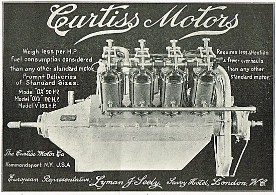 Curtiss Aeroplane Motors                                         