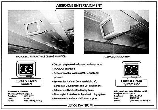 Curtiss & Green Aircraft Video & Audio Systems                   