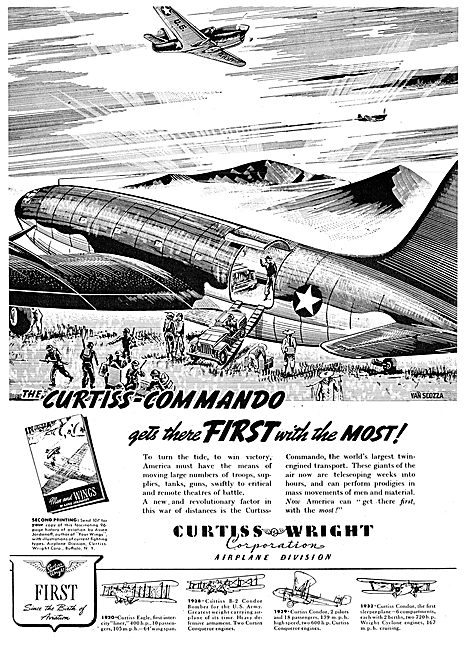 Curtiss-Wright C46 Commando                                      