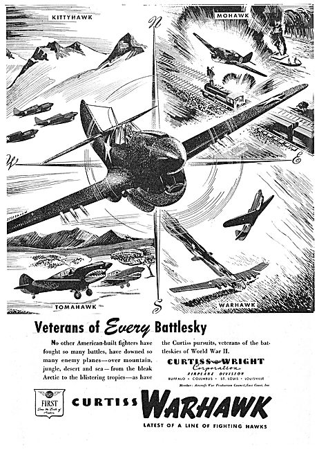 Curtiss-Wright Kittyhawk - Warhawk                               