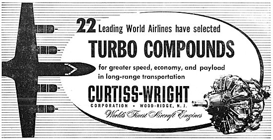 Curtiss-Wright Turbo Compound Aero Engines                       