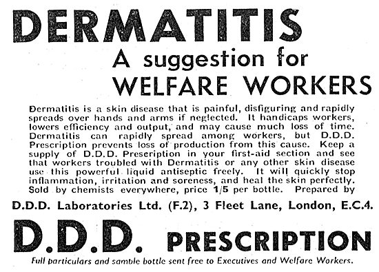 D.D.D. Prescription Dermatitis Prevention                        