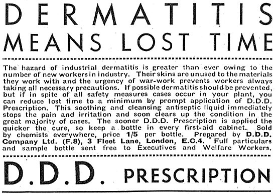 D.D.D. Prescription Dermatitis Prevention                        