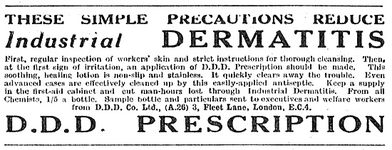 D.D.D. Prescription Dermatitis Prevention                        