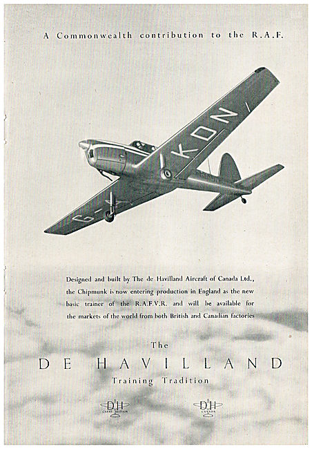 De Havilland Canada DHC1 Chipmunk                                