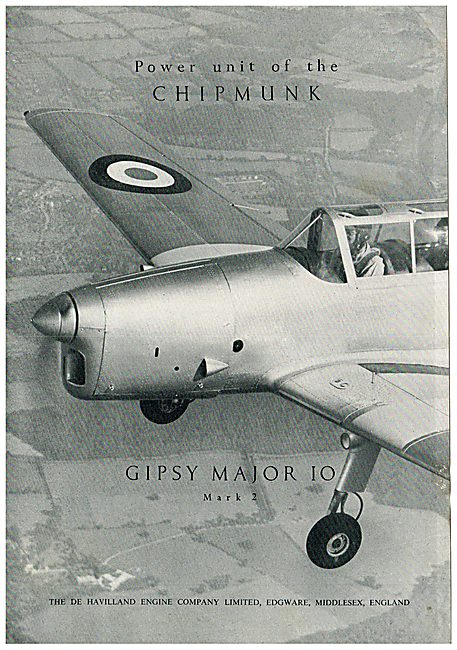 De Havilland Canada DHC1 Chipmunk -  Gipsy Major 10              
