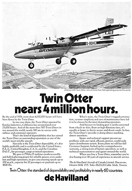 De Havilland Canada DHC Twin Otter                               