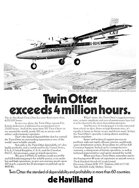 De Havilland Canada DHC Twin Otter                               
