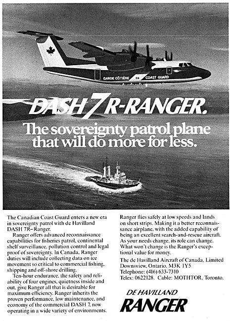 De Havilland Canada DHC Dash 7R-Ranger                           