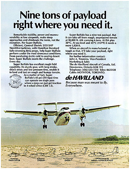 De Havilland Canada DHC Super Buffalo                            