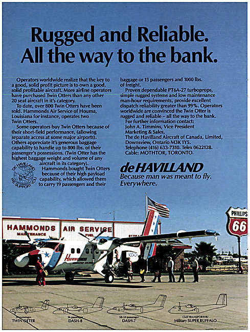 De Havilland Canada DHC Twin Otter                               