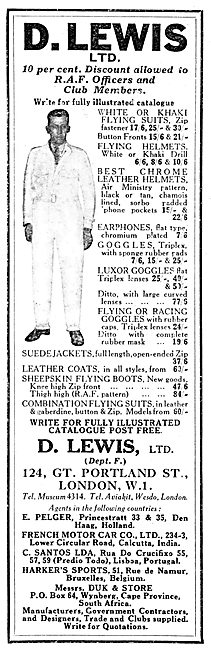 D.Lewis Flying Clothing - White Flying Suits                     