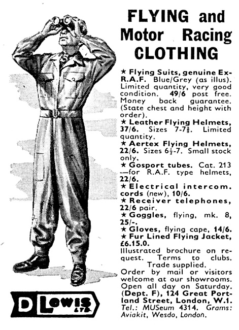 D.Lewis Flying Clothing                                          