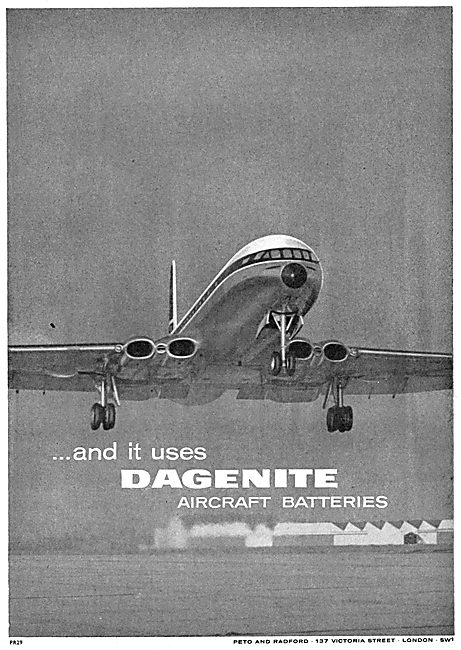 Dagenite Aircraft Batteries - Dagenite Accumulators              