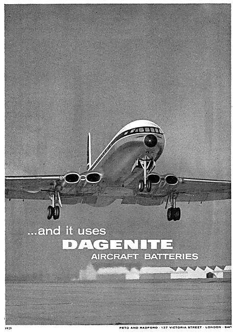 Dagenite Aircraft Batteries - Dagenite Accumulators              