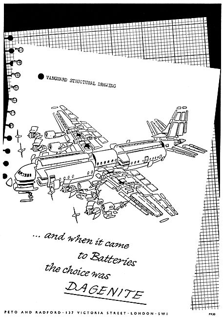 Dagenite Aircraft Batteries - Dagenite Accumulators              