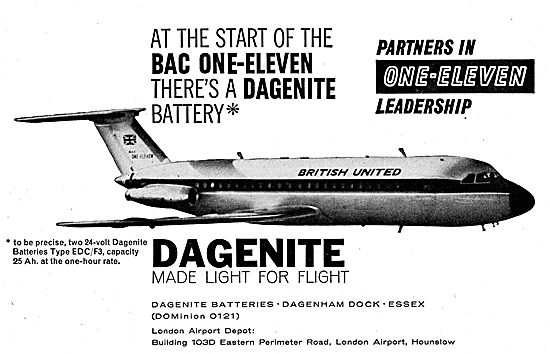 Dagenite Aircraft Batteries                                      