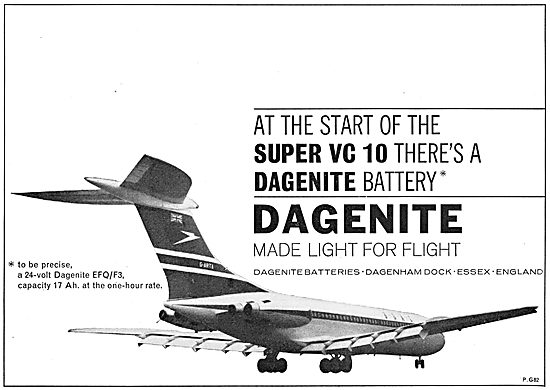 Dagenite Aircraft Batteries                                      