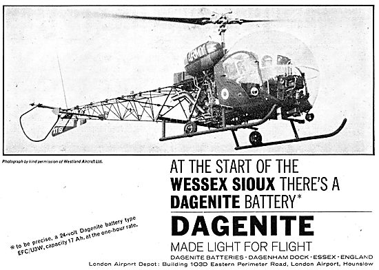 Dagenite Batteries For Aircraft                                  