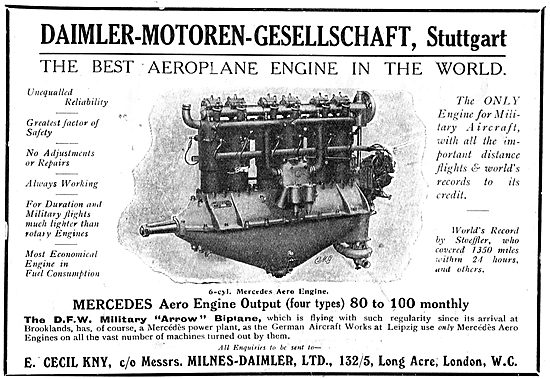 Daimler-Motoren-Gesellschaft Mercedes Aero Engines               