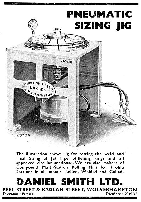 Daniel Smith Pneumatic Sizing Rig                                