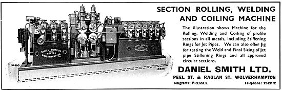 Daniel Smith Section Rolling, WElding & Coiling Machine          