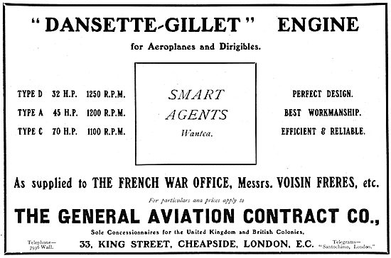 Dansette-Gillet Aero Engines                                     