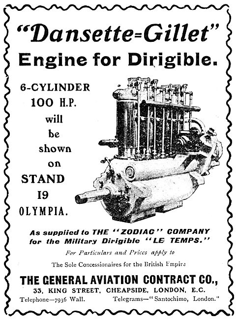 Dansette-Gillet Aero Engines                                     