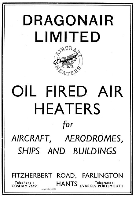 Dragomair Oil Fired Air Heaters For Aircraft & Aerodromes        