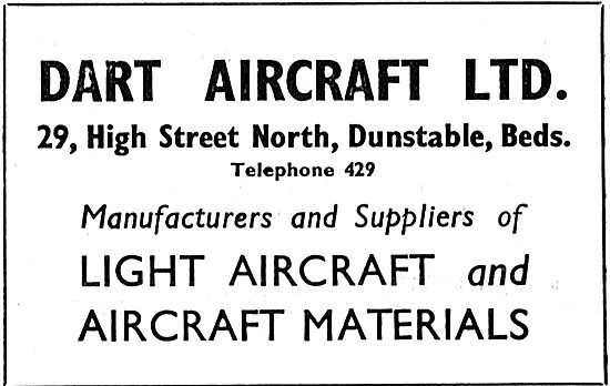 Dart Aircraft - 29 High Street North, Dunstable Beds             