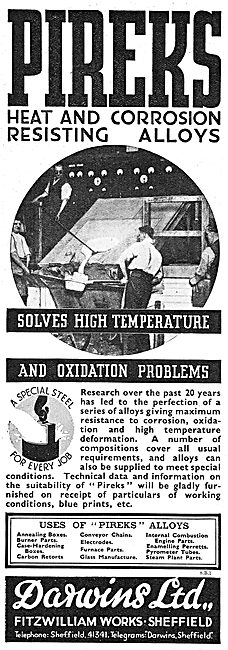 Darwins Pireks Heat & Corrosion Resisting Alloys                 