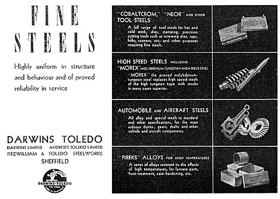 Darwins Toledo Steels 1943                                       