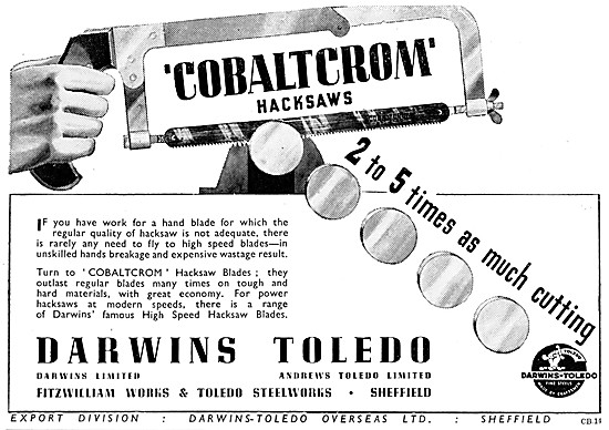 Darwins Cobaltcrom Hacksaws                                      