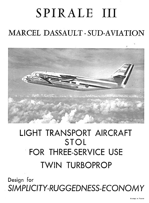 Marcel Dassault - Sud Aviation Spirale III                       