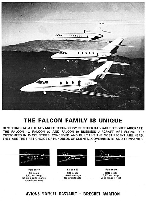 Dassault Falcon 20 Dassault Breguet Falcon 50                    