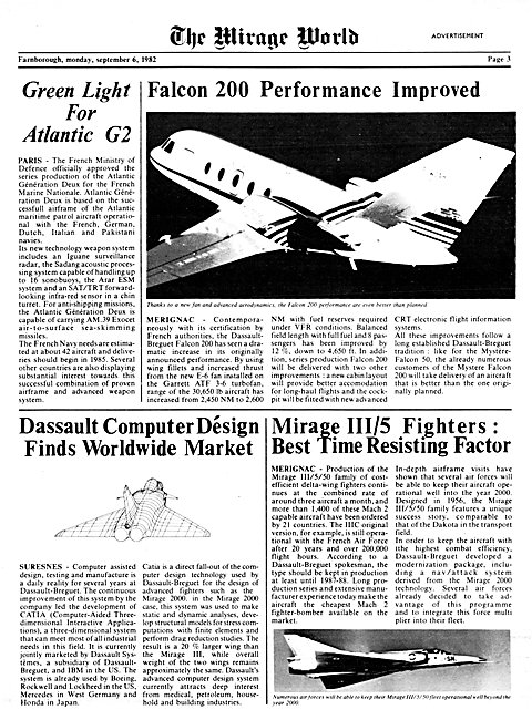 Dassault Aircraft 1982 - Dassault Mirage                         