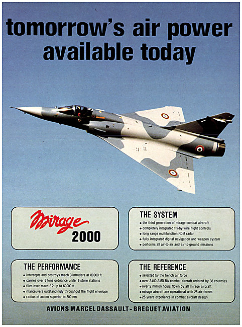 Dassault Mirage 2000 - Breguet                                   